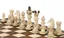 Jeu d'Échecs Décoratif Pièces blanches du Jeu d'Échecs Décoratif